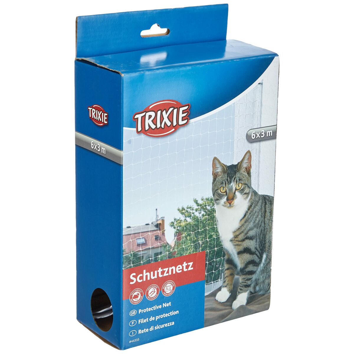 Safety Net for Pets Trixie 44333 50 x 40 x 15 cm Transparent Nylon 3 x 6 m-4