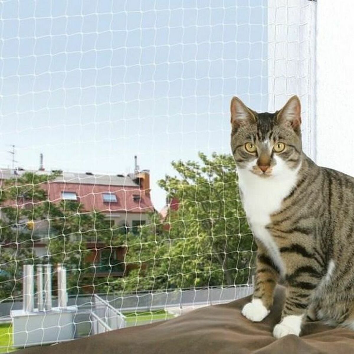 Safety Net for Pets Trixie 44333 50 x 40 x 15 cm Transparent Nylon 3 x 6 m-1