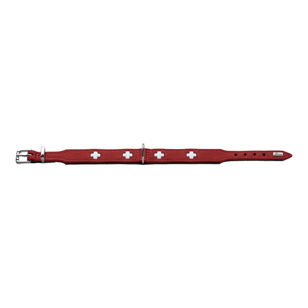 Dog collar Hunter Swiss Red/Black 30-34.5 cm-4