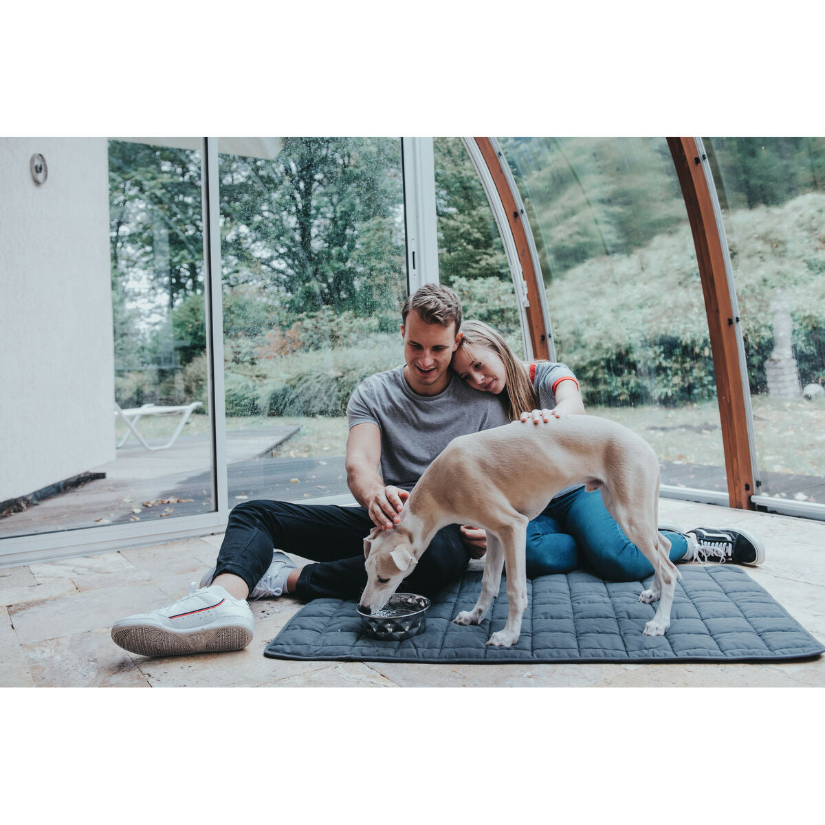 Dog Feeder Hunter Silicone Stainless steel 550 ml-3