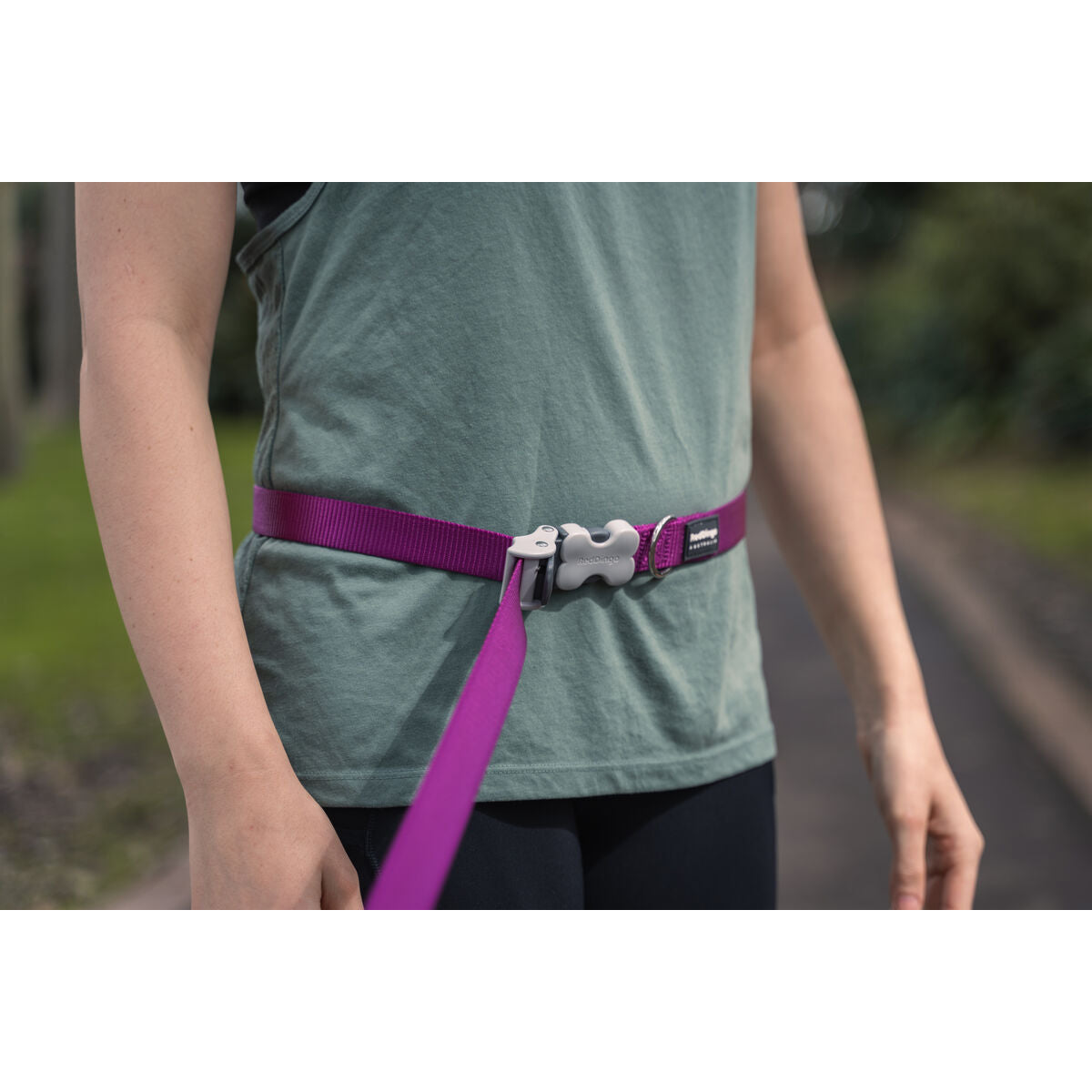 Dog Lead Red Dingo Black-3