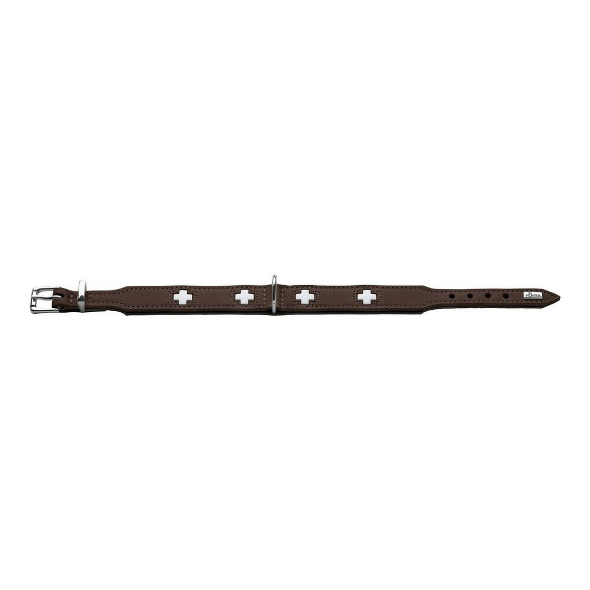 Dog collar Hunter Swiss Negro, marrón (24-28.5 cm)-4