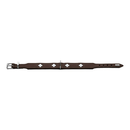 Dog collar Hunter Swiss Negro, marrón (24-28.5 cm)-4