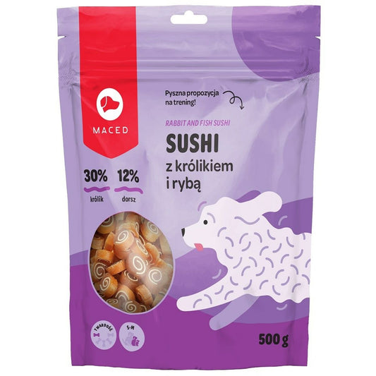 Dog Snack Maced Rabbit for sushi with fish Fish Rabbit 500 g-0